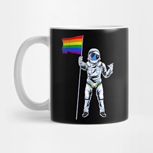 Gay Pride Astronaut Rights Equality Mug